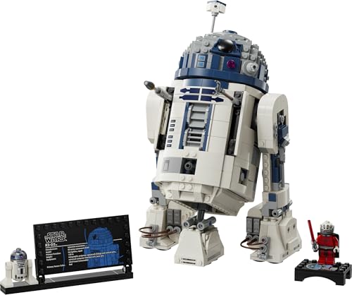 Star Wars 75379 R2-D2 - Giocattolo da Costruire - Figura di Droide da Esposizione con Testa Rotante, Periscopio e Strumenti - Incl. una Minifigure di Darth Malek - Regalo per Bambini da 10 Anni - Lego - Immagine 7