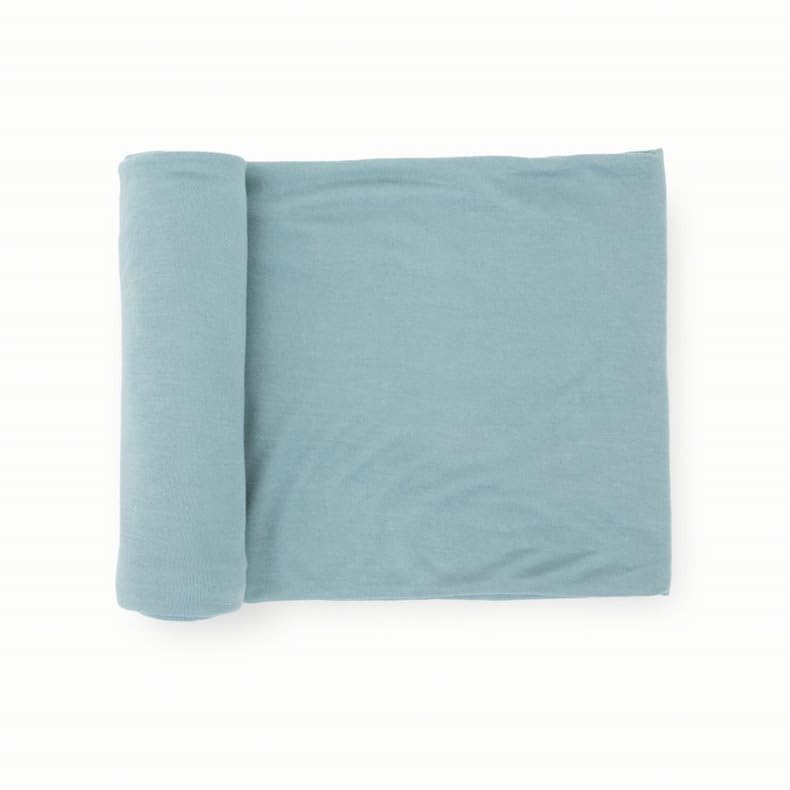 Image of Little Unicorn Premium Stretch Knit Swaddle Blanket | Super Soft with Optimal Stretch & Breathability for swaddling (Harbor)