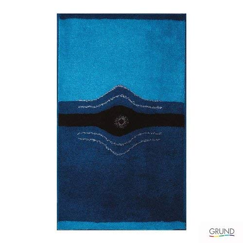 Grund Bath Mat With SWAROVSKI, Ultra Soft and Absorbent, Anti Slip, 5 Years Warranty, CRYSTAL LIGHT, Small Mat 50x60 cm, Turquoise