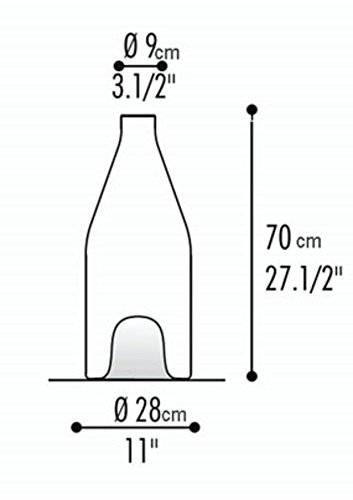 Leucos FLASKA lampada da tavolo in vetro