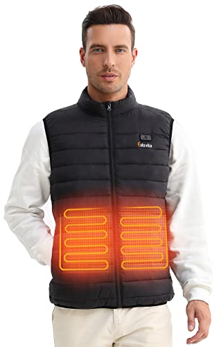 Eskreka Heated Vest For Men With Battery Pack Included, Lightweight Mens Electric Vest, Heated Jackets For Men Rechargeable #TOP13