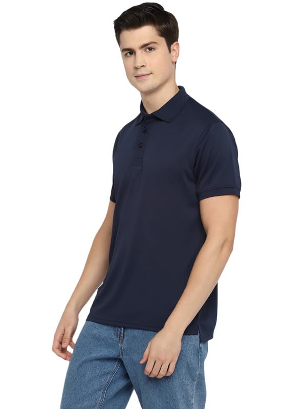 Image of Southern Alps Polo Collar T-Shirt with Moisture Wicking for Men