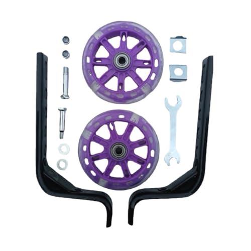 Ruedas de Entrenamiento para Bicicleta con Luces Intermitentes y Estabilizador, Kit Montable para Bicicletas de 12, 14, 16, 18 y 20 pulgadas de Velocidad Única miniatura 7