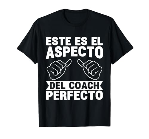 Coach Perfecto Regalo De Entrenador Deportivo Camiseta, Hombre, Negro, XL