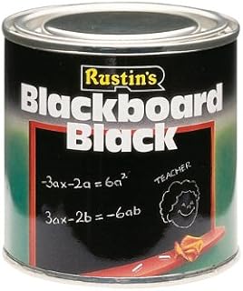 Rustins Paint Quick Dry Blackboard Black 250ml
