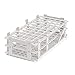 Brandtech 4340000 Polyproplyene Test Tube Racks White 84 Tubes to 13mm, 6x14