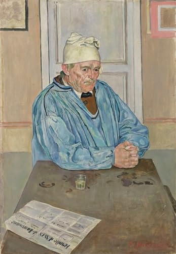 Art Tableau Portrait d'Emile Borgeaud par Ferdinand Hodler Impression d'Art sur Toile 60x90cm