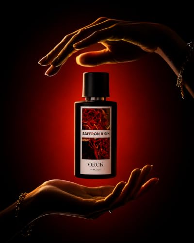 Image of Saffron & Sin Eau De Parfum for Men & Women, 50 ML | Premium Long-Lasting Unisex Perfume | Bitter Almond & Saffron Top Notes | Jasmine & Cedar Heart Notes | Ambergris, Musk & Woody Base | Sophisticated Luxury Fragrance