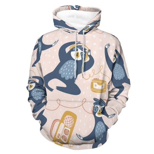 Sweat à capuche orang-outan unisexe en taille S pour homme et femme