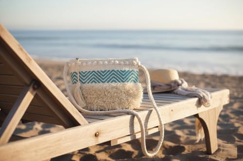 Image of Boho sling bags, Handmade Cotton shoulder bag, Handbags for Women, tote bags for women, cotton bags for women, Boho-Chic Cotton Crossbody Tote With Tassels, Shoulder Bag For Everyday Use