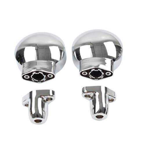 Newsmarts XJ52-HI-7V1T Signal Mount Bracket Front Turn Signal Housing 2 Pcs for Harley for Sportster Street Glide FLHX Aluminum