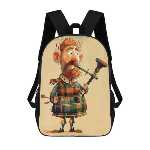 JWSDKNJ Laptop Backpack for Travel 20L Waterproof Cartoon