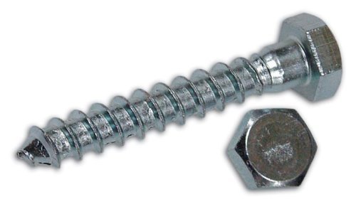 Viti per Legno Tirafondi Zincate Testa Esagonale