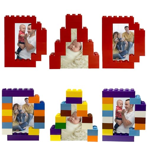 Bloques de Construcción con Foto Personalizados para el Día de la Madre y el Día del Padre, Rompecabezas de Bloques de Construcción con Foto Oersonalizados para Mamá, Papá, Parejas y Novios