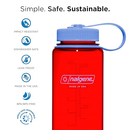 Nalgene 2020-3916 Water Bottle - Lightweight Sustain Tritan Bpa-Free Shatterproof Bottle thumb #1