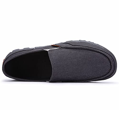 Men's Denim Cloth Slip On Orthopedic Flats Loafers Causal Lightweight Driving Walking Shoes Soft Outdoor Boat Shoes4