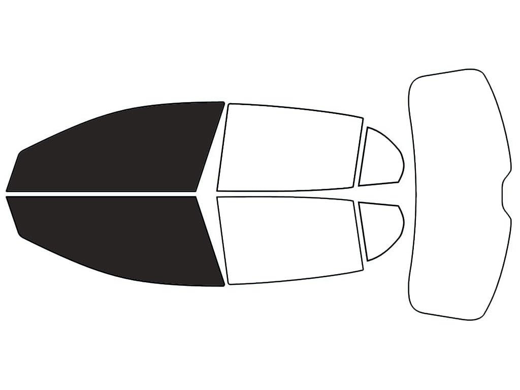 Rvinyl Window Tint Kit Compatible with Mercedes-Benz Gla-Class 2015-2020 - Front Precut Kit - 20%