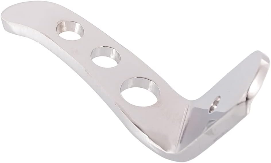 Motorcycle Jiffy Stand Extension Kit Side Stand Assist Tool Accessories for Electra/Road/Street Glide/Road King Touring Models 1991-2021 (Chrome)