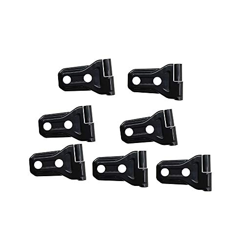 Sangmei Tampa da dobradiça da guarnição da porta compatível com Jeep Wrangler JL 2018 4 portas CV#