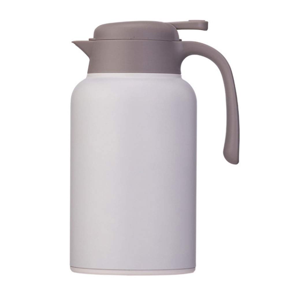 Thermokaraffe Thermoisolierte Kaffeekaraffe, Thermokaraffen, Thermoskanne, Airpot Thermokaffee-Cara-Thermoskanne, Haushalt mit großem Fassungsvermögen, 304-Edelstahl-Wasserkocher, Push-Typ, Isoliertop