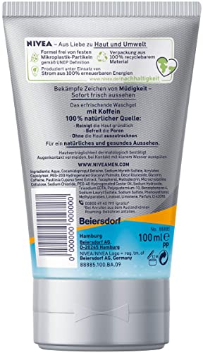 NIVEA MEN Active Energy Waschgel (100 ml), Reinigungsgel mit Koffein aus 100% natürlicher Quelle, erfrischende und… - Image 3