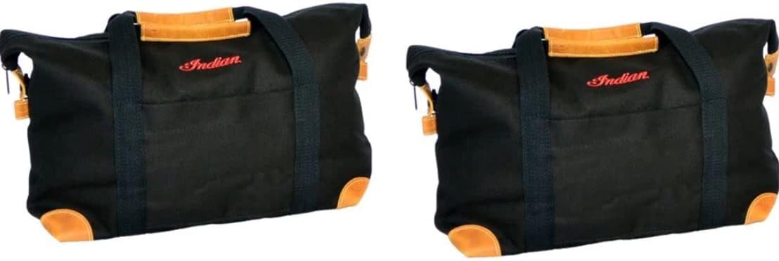 Indian Motorcycle Deluxe Saddlebag Travel Bags in Black, Pair 2885131