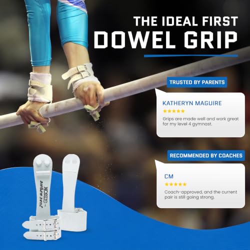 Image of Gibson Athletic Just Right Uneven Bar Gymanstic Leather Grips for Girls USA