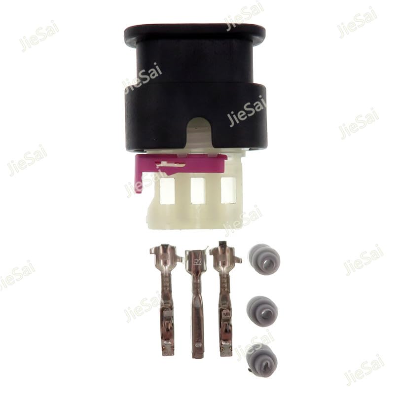 Wiring Connecting Terminals - 3 Pin 2-1718644-1 Car Waterproof Connector Electrical Plug for VW for Audi - (Package: 20 Pcs)