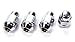 Gorilla Automotive 41167HTB Heat Treated Acorn Bulge Lug Nuts (12mm x 1.75 Thread Size)