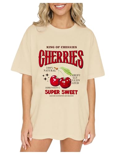 Image of RoseSeek Girl's Graphic Tees Short Sleeve Crewneck T Shirts Casual Summer Tops Cute Preppy Clothes