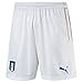 PUMA FIGC Shorts Replica.White Homme, White/Team Power Blue, FR (Taille Fabricant : XL)