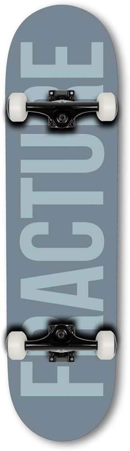 Fracture Skateboards Fade Factory Complete Skateboard Grey 8.25"
