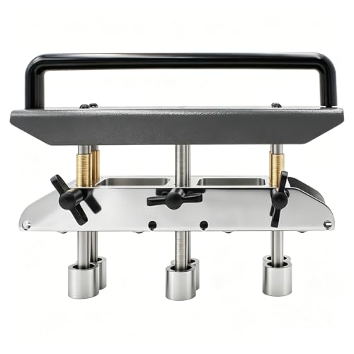Dobladora de Chapa Metálica, Dobladora de Rodillos para Bordes de 3 Estaciones, Herramienta para Doblar Chapas de Metal para Techos para ángulos de 0 a 90 Grados, 13 a 130 Mm