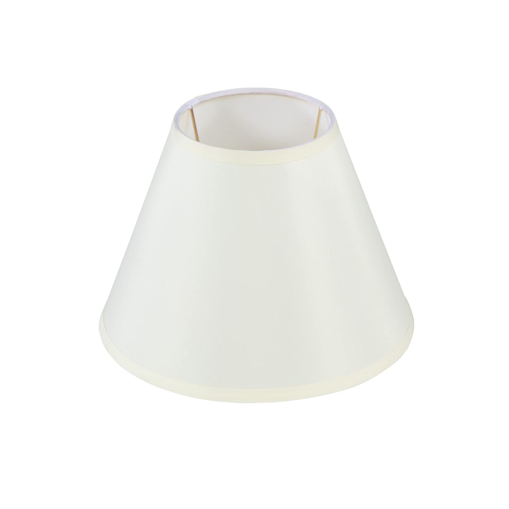 Photo 1 of Aspen Creative 58882, Empire Uno Lamp Shade, Eggshell, 6" Top x 12" Bottom x 9" Slant Height, Slip UNO 33mm