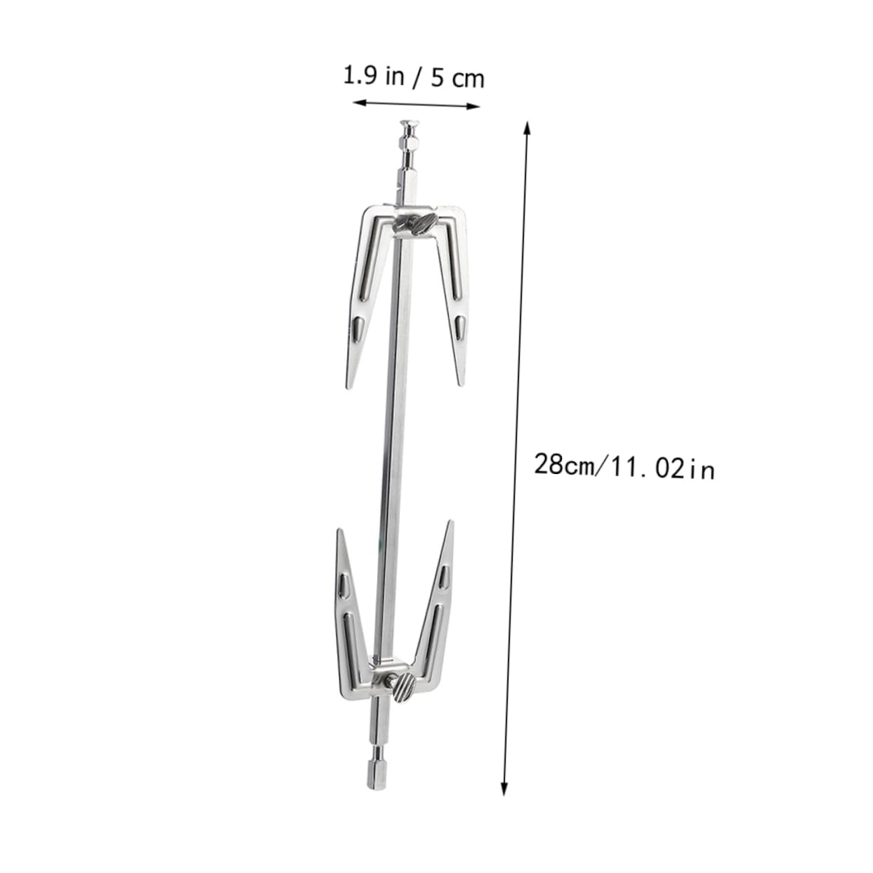 IWOWHERO 2Pcs Stainless Steel Rotating Grill Forks Versatile and Air Fryer Meat Forks Durable Easy to Clean Design for Home and Professional Use for Fish Chicken