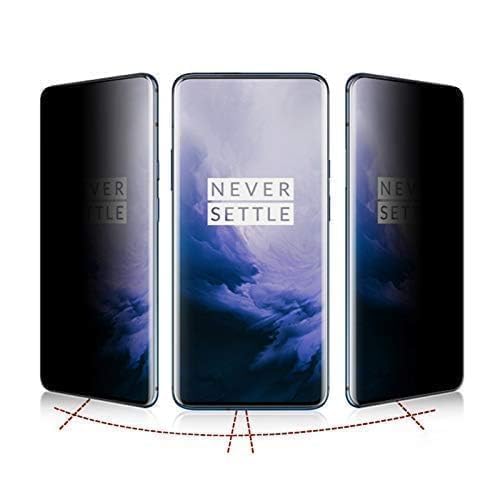 Image of Privacy Tempered Glass for Oneplus 9 Pro / Oneplus 10 Pro (Pack of 1) | Curved UV Privacy Glass | 9H Hardness | Anti-Spy Screen Protector | Fingerprint Unlock Support | HD Clarity | Case Friendly