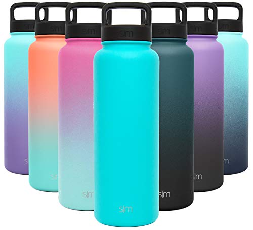 Simple Modern 40 Ounce Summit Water Bottle - Stainless Steel Liter Flask +2