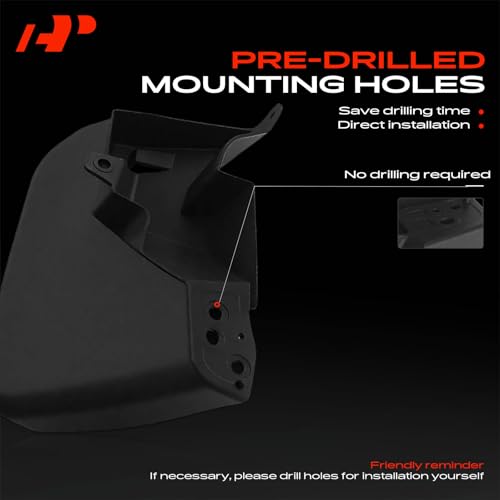 Image of A-Premium Mud Flaps Compatible with Toyota FJ Cruiser 2007-2014 Sport Utility, No Drilling Required Mud Guards with Hardware Accessories, Set of 4 Front and Rear