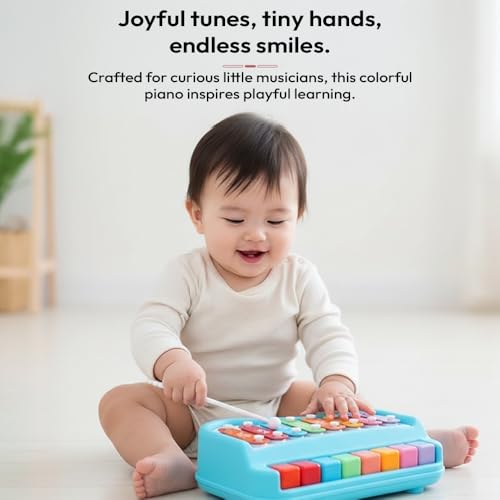 Image of StarAndDaisy 5 Key Xylophone Musical Toy for Kids Boys & Girls with Piano Keys & Sticks Baby Musical Toys for Toddlers & Infants | Educational Learning Toy | Music Instrument for Kids 1-5 Years