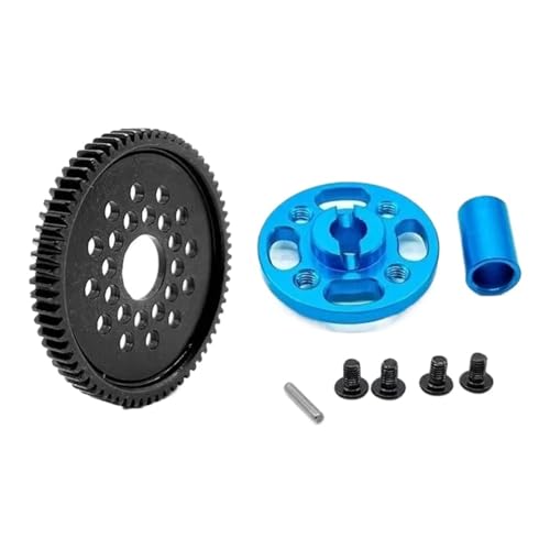 Engrenages droits 68T RC Tamiya TT02 en métal 06M pour une transmission fluide et sans surchauffe