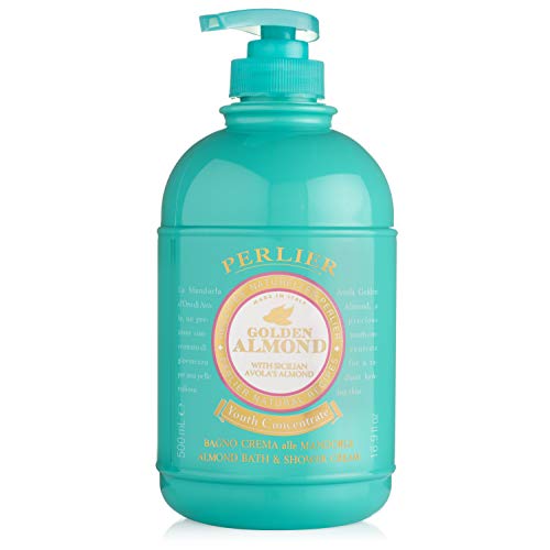 Perlier Golden Almond Bath and Shower Cream, 16.9 fl. oz.
