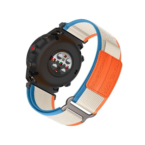 Nailon Correa para Polar Vantage V3 Correa, Elástico Trenzado Nylon Banda con Ajustables Transpirable Resistente Deportivas Pulsera Compatible con Polar Vantage V3 Correa para Hombre y Mujer (1)