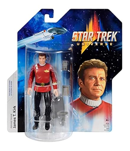 BANDAI Capitán James T. Kirk - Figura de Acción Articulada de Star Trek: La Venganza de Khan | Ya disponible en tu tienda friki favorita! En mundofriki.es!