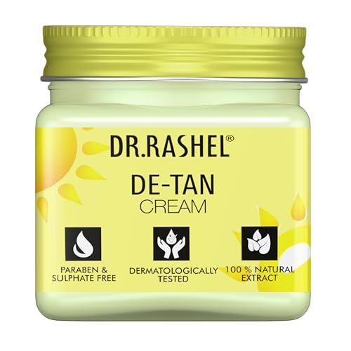 Image of DR.RASHEL De-Tan Skincare Gift Kit | Scrub, Gel, Cream & Face Pack | With Natural Extracts | Tan Removal | Skin Brightening & Soothing | Ideal for Gifting(45mlx4)Each