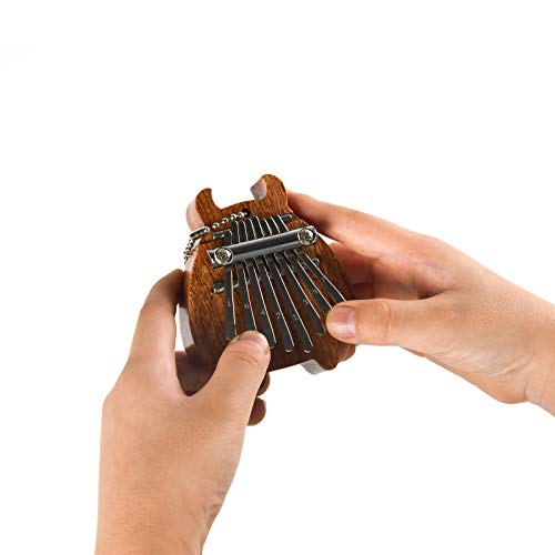 Mini-Kalimba mit 8 Tasten, exquisites Daumenklavier und Marimba - Image 4