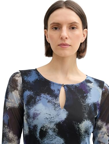 Robe Tom Tailor femme robe mi-longue fluide et légère été