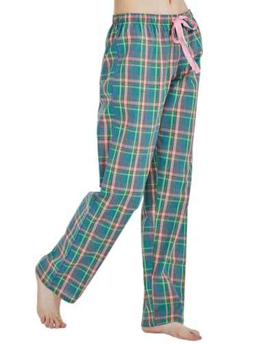 Image of CYZ Women's 100% Cotton Woven Poplin Sleep Pajama Pants