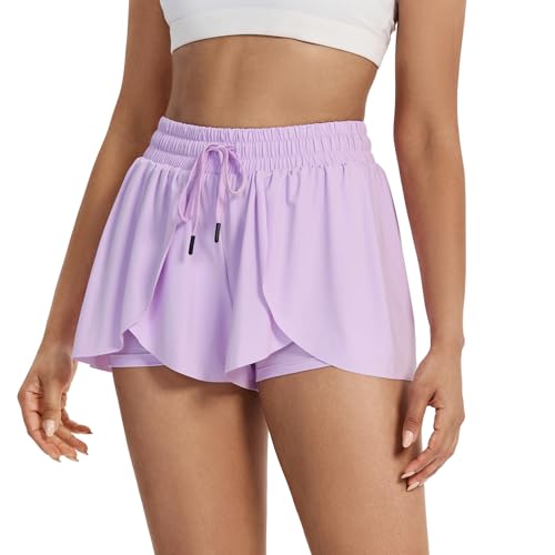 Short jupe de course fluide femme avec poches short de sport elastanne