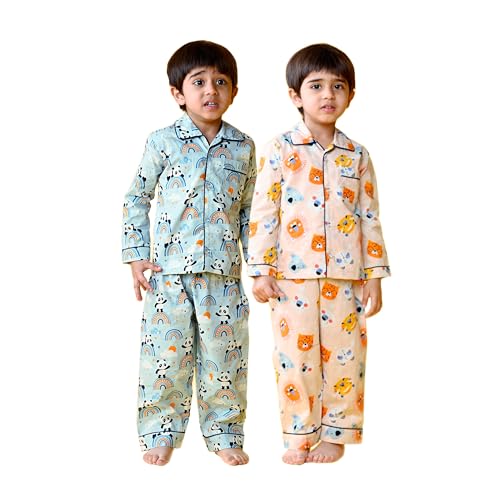 Image of Jam & Sugar Boys Cotton Printed Night Suit Set