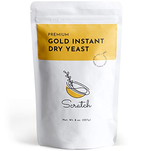 Comparison: Best Bread Machine For Pizza Dough 2 Scratch Gold Yeast - Instant Dry Yeast for a Rapid Rise - Add Straight to Dry Mix - Perfect for Making Bread, Bread Machines, Pizza Dough, Crusts & More - (Gold 8oz) (1 Packet)